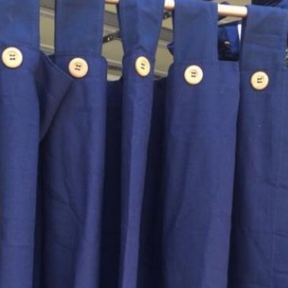 Accents Six 80 Wide X 84 High Blue Tab Top Curtains Poshmark